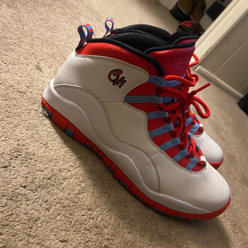 Size 11 Jordan 10 Chicago Flag